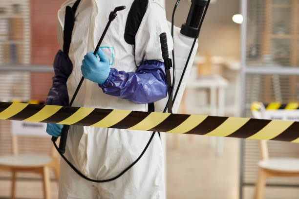 Professional Biohazard Cleanup technician working in Mantua, NJ